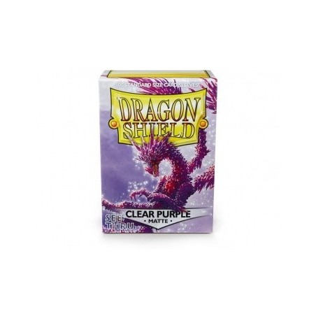 Dragon Shield - Bustine protettive Matte Clear Purple (100 bustine) - 11029