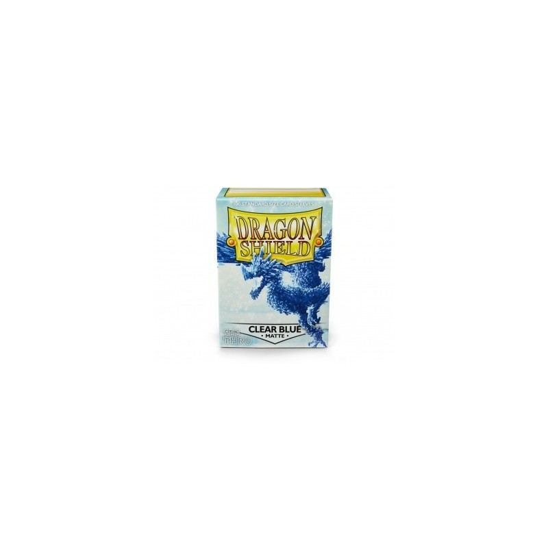 Dragon Shield - Bustine protettive Matte Clear Blue (100 bustine) - 11033