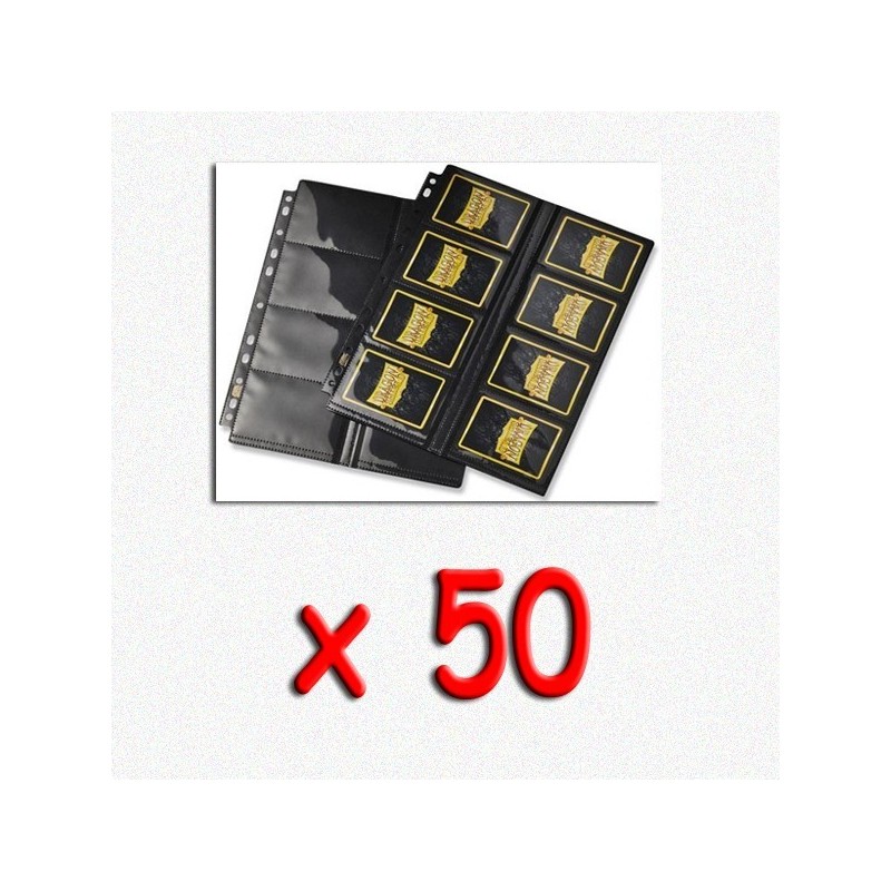 BUNDLE Dragon Shield - Foglio 16 taschine Clear (50 pezzi)