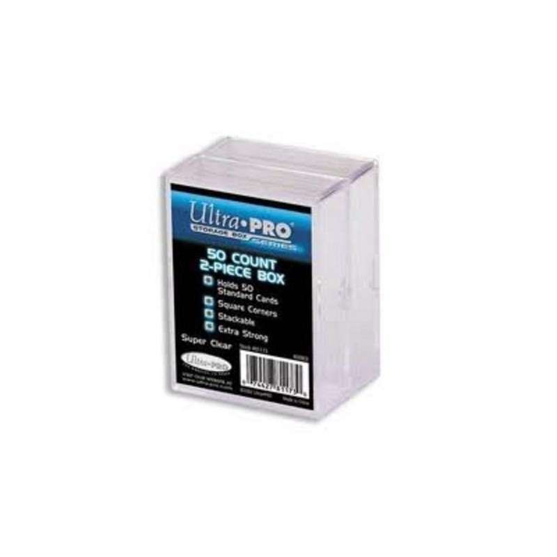 UltraPro - Scatolina portacarte - 50 carte 2 pezzi (Plastic Box 2-piece) UPR81173