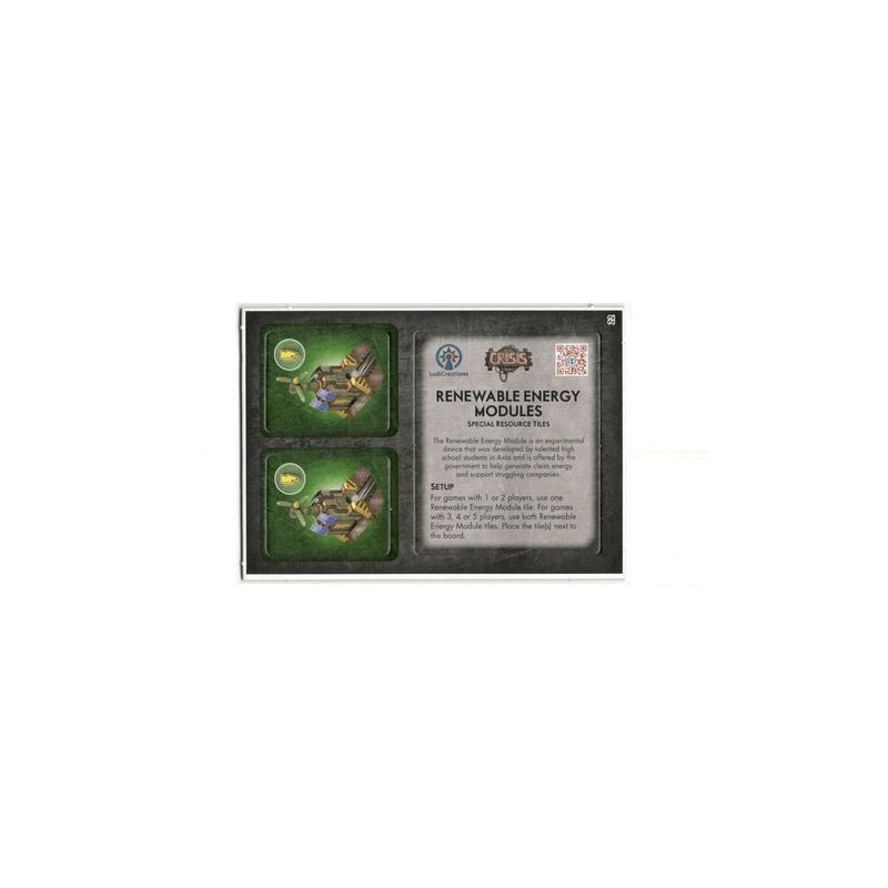 CALENDARIO DELL'AVVENTO 2018 GIORNO 22 - Crisis: Renewable Energy Modules (mini-espansione)