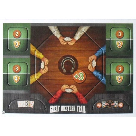 CALENDARIO DELL'AVVENTO 2018 GIORNO 21 - Great Western Trail: At the Poker Table (mini-espansione)