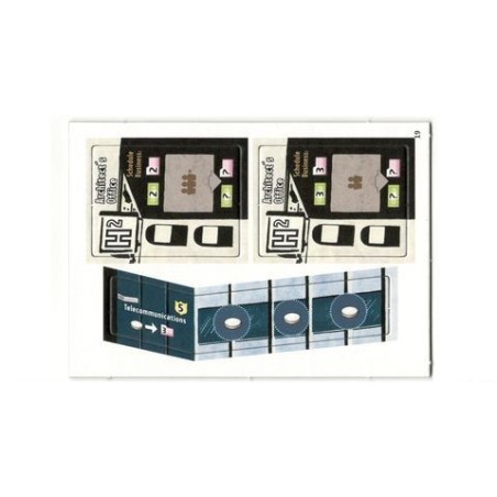 CALENDARIO DELL'AVVENTO 2018 GIORNO 19 - Ground Floor: Architect's Office & Telecommunications Floor (mini-espansione)