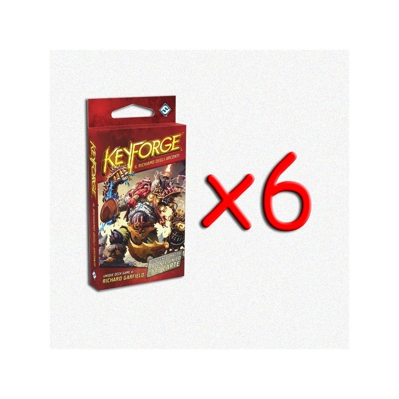 BUNDLE KeyForge: Mazzo Il Richiamo degli Arconti (6 pezzi)