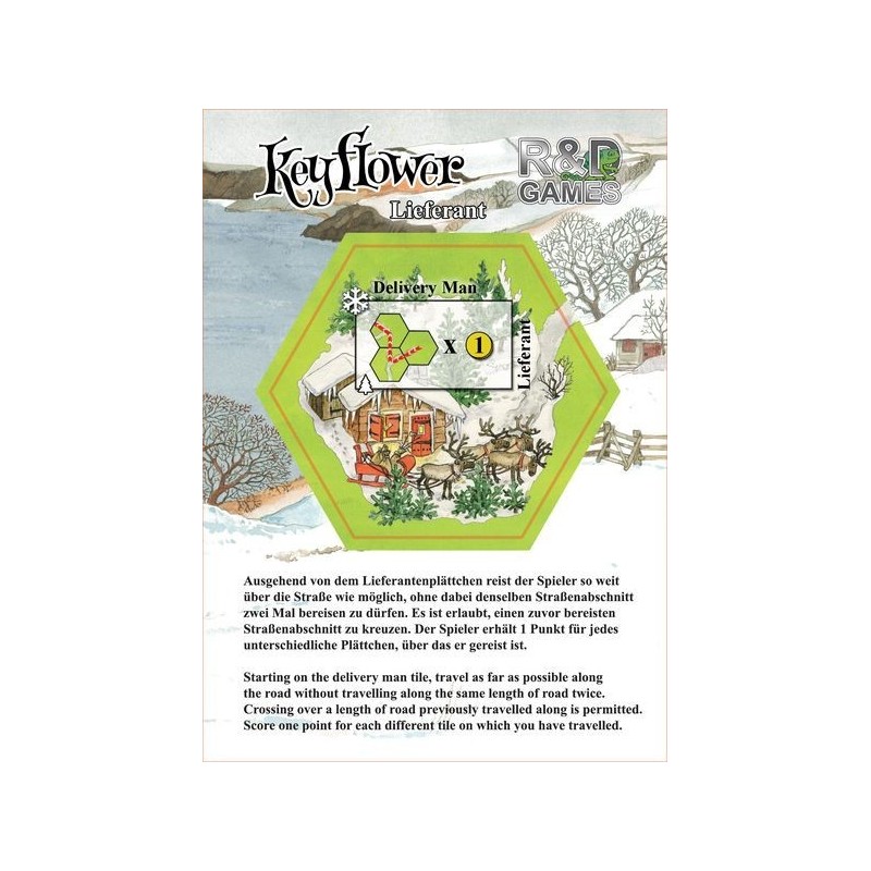 CALENDARIO DELL'AVVENTO 2018 GIORNO 8 - Keyflower: Delivery Man (mini-espansione)