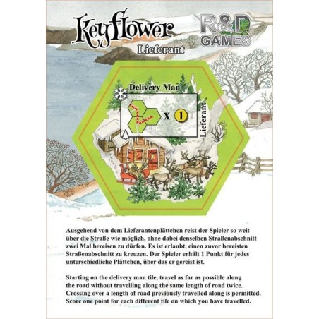 CALENDARIO DELL'AVVENTO 2018 GIORNO 8 - Keyflower: Delivery Man (mini-espansione)