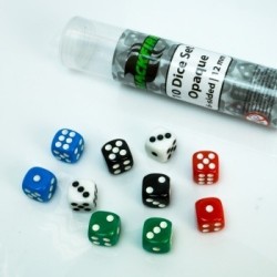 Dado d6 12mm Opaco (Tubo da...