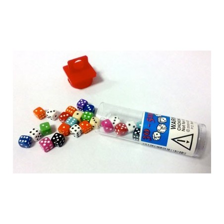 Set di dadi Micro Opachi (30 pezzi) - Colori Assortiti - KOP10795