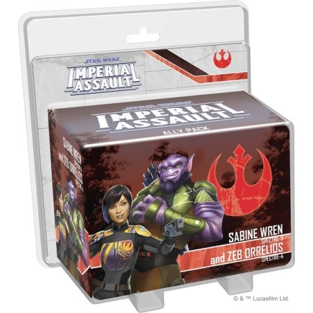 Sabine Wren and Zeb Orrelios Ally Pack: Imperial Assault