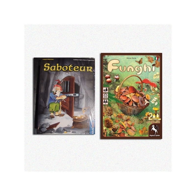 BUNDLE Saboteur + Funghi (Fungi 3rd Ed. ITA)