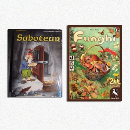BUNDLE Saboteur + Funghi (Fungi 3rd Ed. ITA)