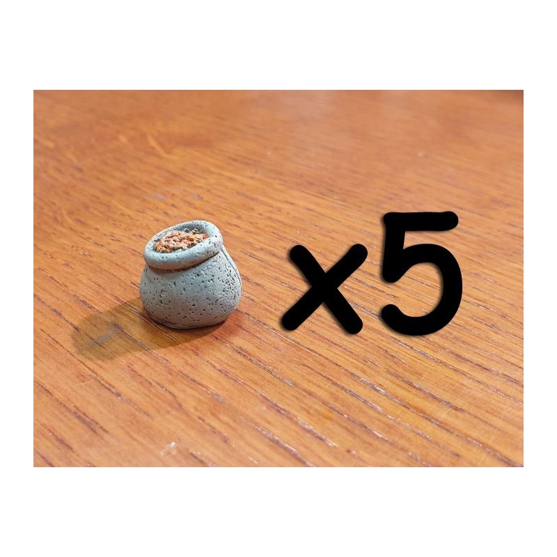 BUNDLE Token Risorsa in resina CIBO (Grano) - 5 Pezzi