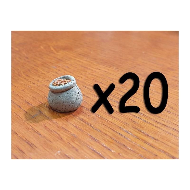 BUNDLE Token Risorsa in resina CIBO (Grano) - 20 Pezzi