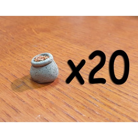 BUNDLE Token Risorsa in resina CIBO (Grano) - 20 Pezzi