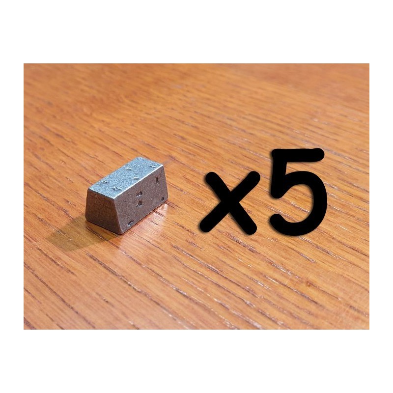 BUNDLE Token Risorsa in metallo FERRO - 5 Pezzi