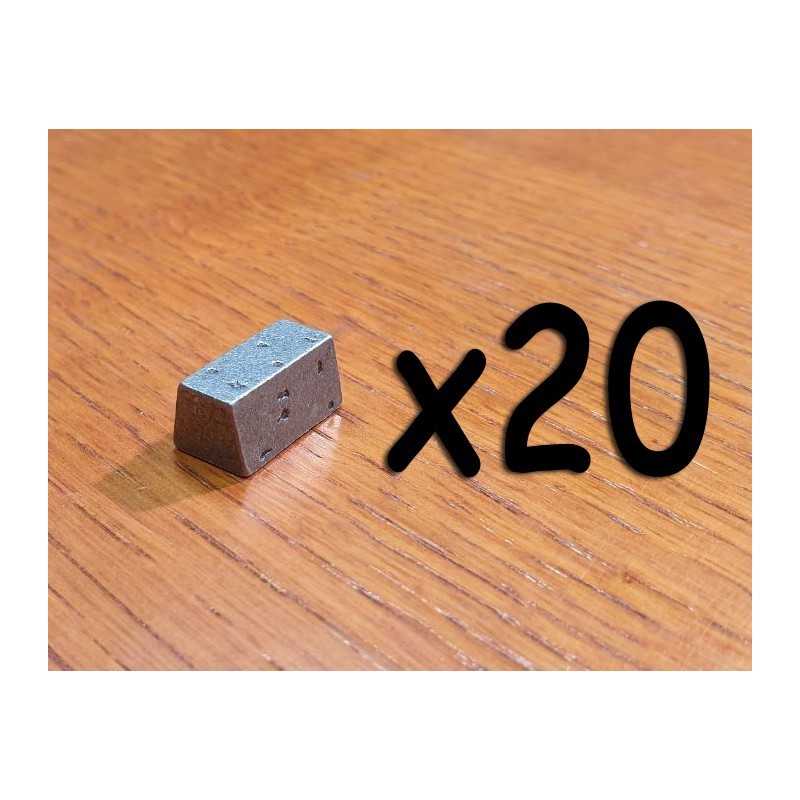 BUNDLE Token Risorsa in metallo FERRO - 20 Pezzi