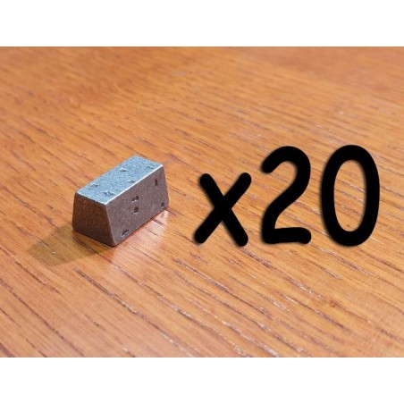 BUNDLE Token Risorsa in metallo FERRO - 20 Pezzi