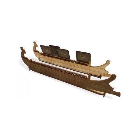 Wooden Card Holder: Annibale e Amilcare (2 pezzi)