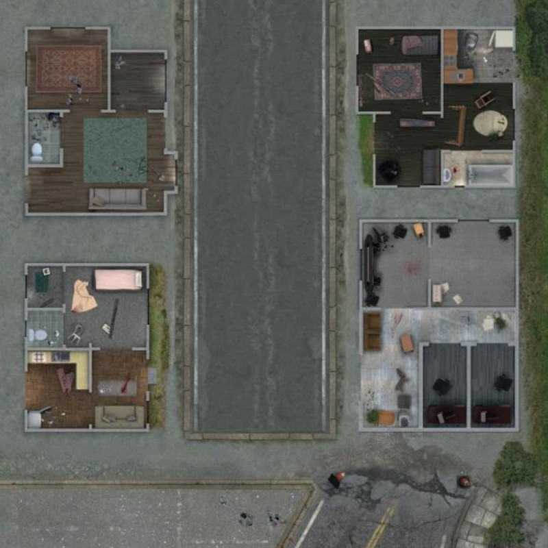 Deluxe Woodbury Mat - The Walking Dead: All Out War (Tappetino)