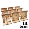 Medieval Doors Set (14 pezzi)