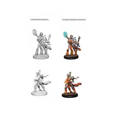 Pathfinder Deep Cuts Unpainted Miniatures - Human Female Sorcerer (2 Units)