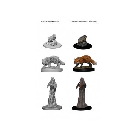 Pathfinder Deep Cuts Unpainted Miniatures - Familiars (3 Units)