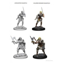Human Female Barbarian (2 Units) - D&D Nolzur's Marvelous UnpaintedMiniatures