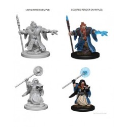 Dwarf Male Wizard (2 Units) - D&D Nolzur's Marvelous UnpaintedMiniatures