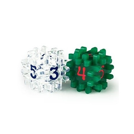 Dado componibile Trasparente/Verde