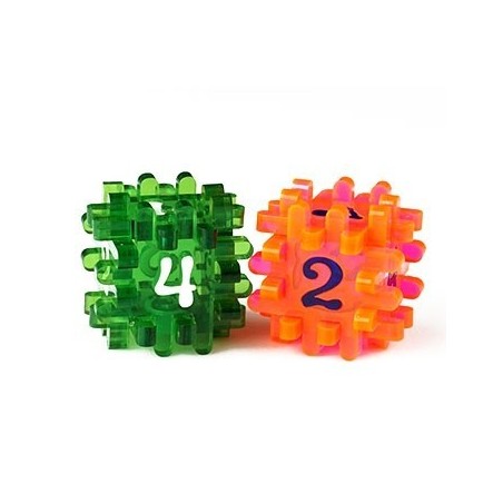 Dado componibile Rosso/Verde