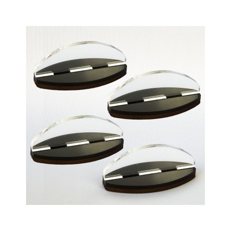 Basette per carte Nere (4 pezzi)