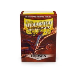 Dragon Shield - Bustine protettive Standard  Matte Crimson (100 bustine) - 11021