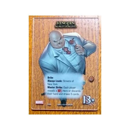 Clear Plastic Promo 'Kingpin' - Legendary: A Marvel Deck-building Game