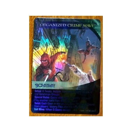 Organized Crime Wave (carta promo foil) - Legendary: A Marvel Deck-building Game