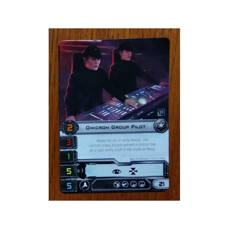 Omnicron Group Pilot (carta promo) - X-Wing Miniatures