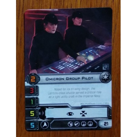 Omnicron Group Pilot (carta promo) - X-Wing Miniatures