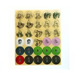 Set Adesivi per Pedine:...