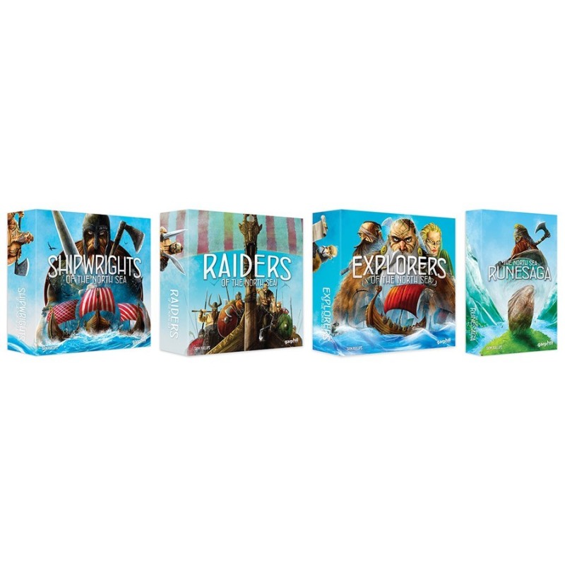 BUNDLE NORTH SEA: Explorers + Runesaga + Shipwrights + Raiders