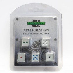 Dice - d6 Metal Set of 5