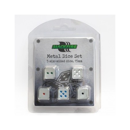 Dice - d6 Metal Set of 5