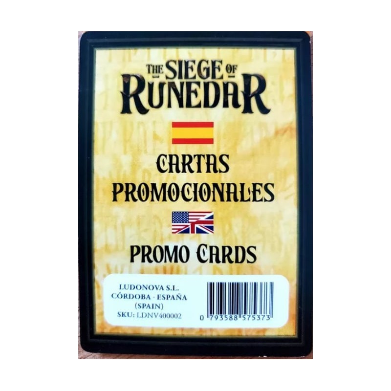 Carte Mercenario: L'Assedio di Runedar ENG