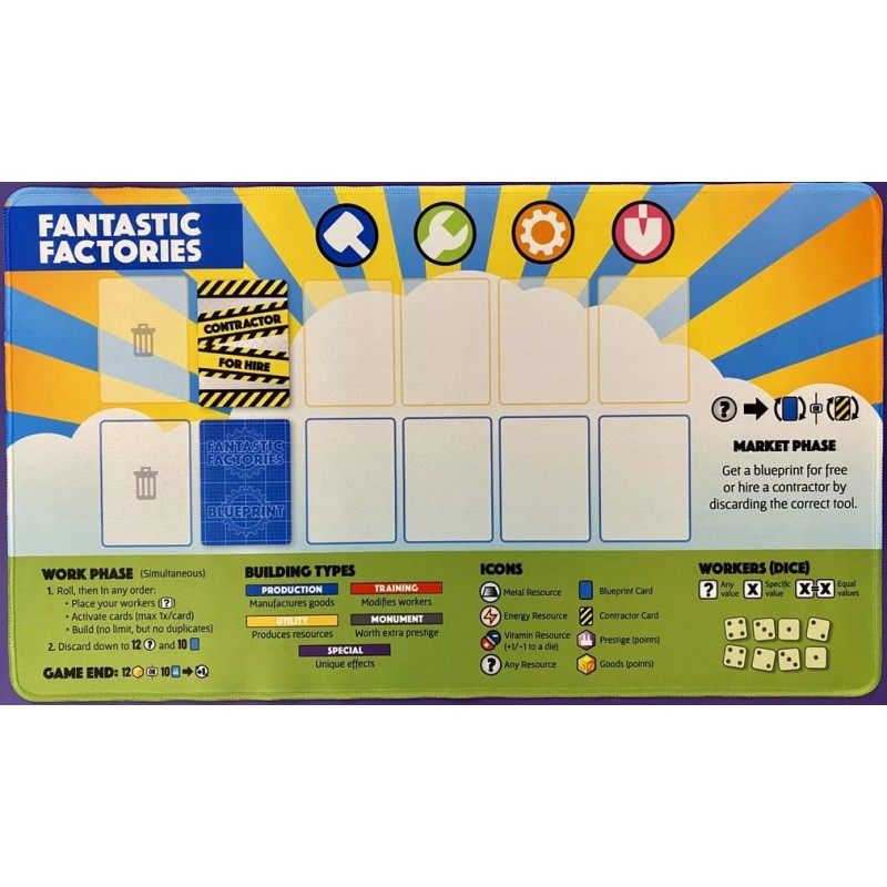 Playmat: Fantastic Factories (Tappetino)