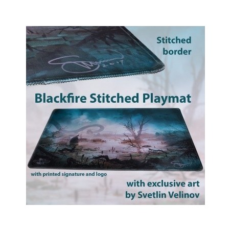 Playmat bordo rinforzato (Stitched) - SWAMP (Svetlin Velinov) Ultrafine 2 mm (Tappetino)