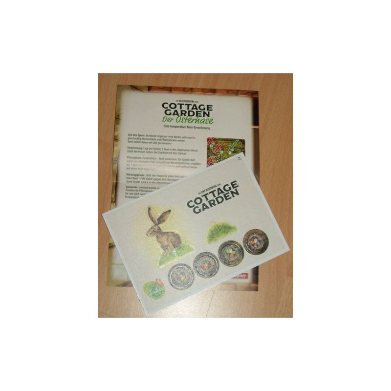 CALENDARIO DELL'AVVENTO 2017 GIORNO 24 - Cottage Garden: The Easter Bunny