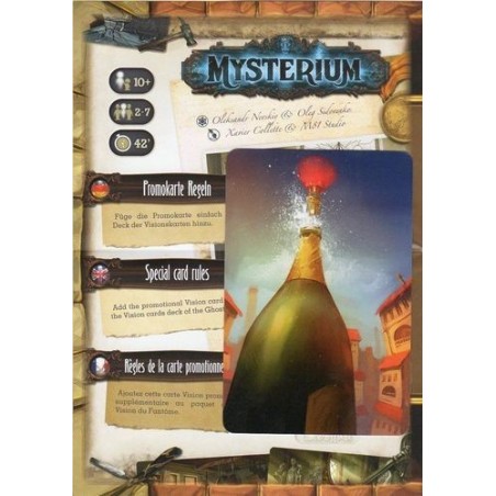 CALENDARIO DELL'AVVENTO 2017 GIORNO 23 - Mysterium: Promo card
