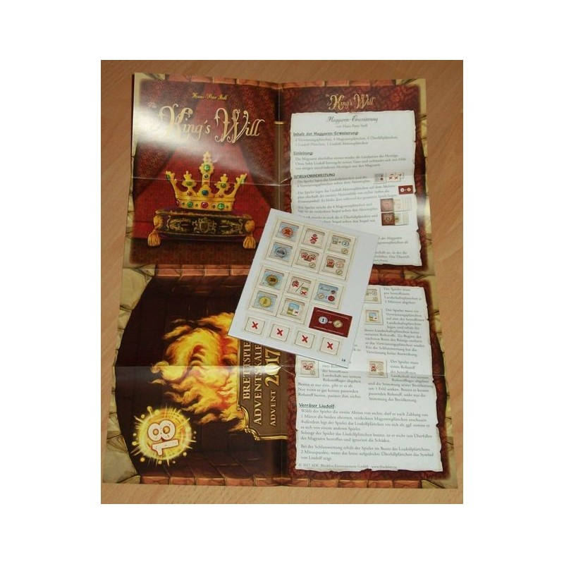 CALENDARIO DELL'AVVENTO 2017 GIORNO 18 - King's Will: Magyar Expansion