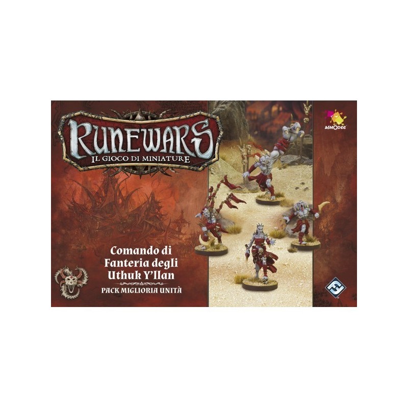Comando di Fanteria degli Uthuk Y'llan - Runewars: Il Gioco di Miniature