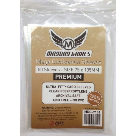 75x105 Bustine MayDay  Premium Mega Civilization (50 bustine) MDG7151