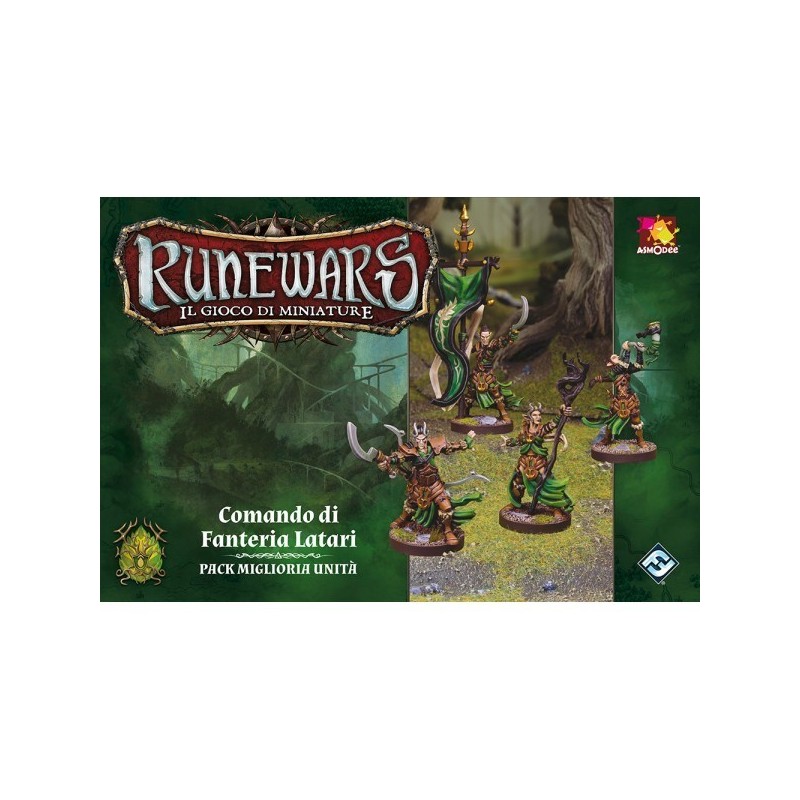 Comando di Fanteria Latari - Runewars: Il Gioco di Miniature