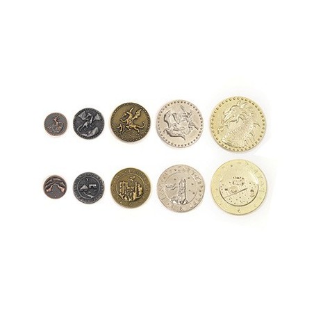 Monete Dragoni in metallo (Metal Coins Dragons)